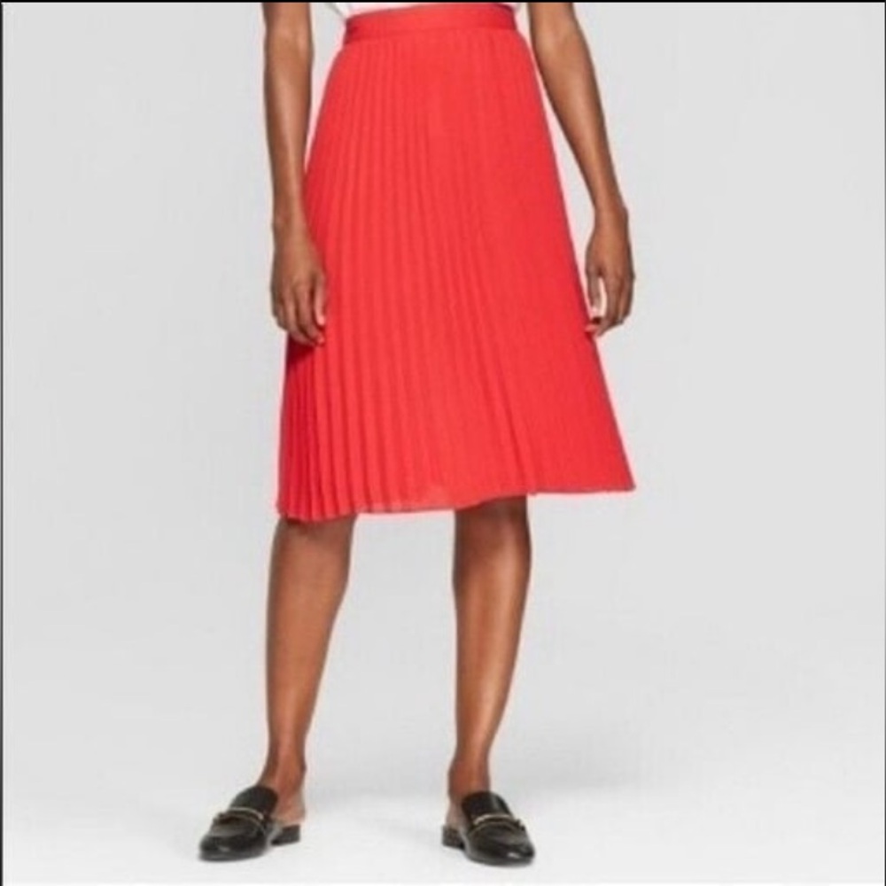 Ashley Blue Vibrant Pink A-Line Skirt
